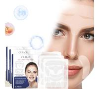 Parches transparentes para arrugas faciales, parches faciales, parches para el cuidado de la piel facial, parches para arrugas faciales y frentes, parches faciales para suavizar las arrugas de ojos,
