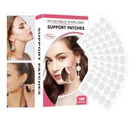 Parches transparentes para soporte de pendientes - Protectores invisibles para lóbulo de oreja para pendientes pesados, adhesivos para pendientes pesados, soporte para orejas para pendientes, 100