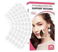 Parches transparentes para soporte de pendientes - Protectores invisibles para lóbulo de oreja para pendientes pesados, adhesivos para pendientes pesados, soporte para orejas para pendientes, 100