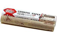 Parchment Paper for Baking, High Temperature Resistant, Waterproof and Greaseproof Baking Paper, Air Fryer and Steaming, Non-Stick Parchment Paper Roll for Baking,Cooking,Grilling (Brown 1 Pcs)