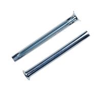 PARCO® Clavos exprés, anclajes para flash, clavo exprés, pasador de tensión amarillo galvanizado 8 x 110 mm, 100 unidades