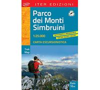 Parco dei Monti Simbruini. Carta escursionistica 1:25.000 (Trek map)
