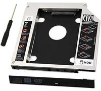 Pardarsey Adaptador Universal de Disco Duro SATA a SATA de 9,5 mm Compatible con DELL HP Lenovo ThinkPad Acer Gateway ASUS Sony Samsung MSI Laptop