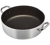 Pardini Platinum Cacerola Baja Antiadherente, Aluminio, Gris, 36 cm