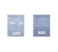 Pardo 101300 Pack de 10 fundas para colección variada, 3 alojamientos + 101200 Pack de 10 fundas para colección variada, 2 departamentos