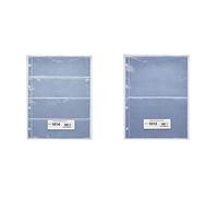 Pardo 101400 - Pack de 10 fundas para colección variada, 4 alojamientos + 101200 - Pack de 10 fundas para colección variada, 2 departamentos