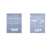 Pardo 101400 Pack de 10 fundas para colección variada, 4 alojamientos + 101300 Pack de 10 fundas para colección variada, 3 alojamientos