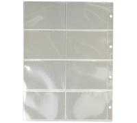 PARDO 101800 - Pack de 10 fundas para colección variada, 8 alojamientos