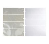 PARDO 101800 - Pack de 10 fundas para colección variada, 8 alojamientos + Pack de 10 fundas para colección variada, 20 alojamientos