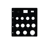 PARDO 178000 - Pack de 12 fundas euro 2012 y 2015, 11 alojamientos claraboya