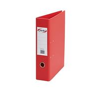 Pardo 248002 - Archivadores plástico, anillas 4/40, tamaño folio, color rojo