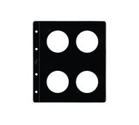 Pardo 66900 - Pack de 12 fundas monedas tipo claraboya, 4 alojadores