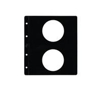 Pardo 77000 - Pack de 12 fundas monedas tipo claraboya, 2 alojadores