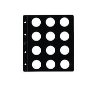 PARDO 77200 - Pack de 12 fundas monedas tipo claraboya, 12 alojadores