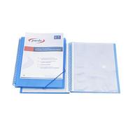 Pardo 843003 - Carpeta 30 Fundas Espiral con Gomas PP, Azul