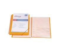 Pardo 845009 - Carpeta Espiral 50 Fundas Gomas PP, Naranja