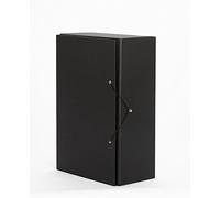 PARDO 879523 - Carpeta de proyectos con gomas, 120 mm, color negro