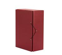 PARDO 879531 - Carpeta de proyectos con gomas, 120 mm, color rojo