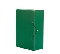 PARDO 879558 - Carpeta de proyectos con gomas, 120 mm, color verde