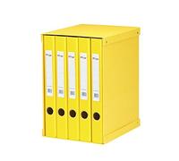 Pardo 924508 - Módulo forrado, 5 carpetas, 2/25, color amarillo