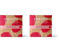 Pardo Champú Solido Cabello Reparador/regenerador. Natur | Nutrición Profunda Y Vitalidad | Ingredientes Naturales, 60 Gramo (Paquete de 2)