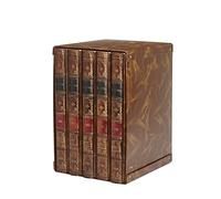 Pardo Master - Modulo con 5 archivadores anillas 2/25, color marrón