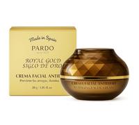 Pardo Royal Gold Crema Facial Antiedad 30 g - Hidratante Facial de Día y Noche con Extracto de Sangre de Dragón y Caviar, Aporta Luminosidad y Suavidad a la Piel