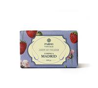 Pardo Vintage ‘Camino a Madrid - Fresa y Violeta’ - Pardo Jabón Natural - 200 g - Pastilla de jabón sólido de 200 gramos a base de ingredientes naturales.