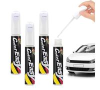 Pardofelis 4 Piezas Rotulador Arañazos Coche, 12ml Bolígrafo Reparador Arañazos Coche, Rotulador Retoque Pintura Coche, Bolígrafo Quita Arañazos Coche, Rotulador Reparación Arañazos Coche, Blanco