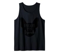 Pardon My French - Adopta a un Perro Bulldog Gym Frenchie como Mascota Camiseta sin Mangas
