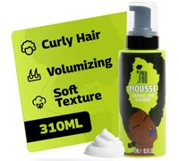 Pardon My Fro Mousse - Mousse de fijación para cabello rizado, 300 ml