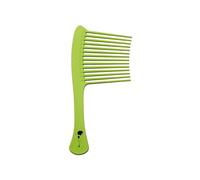 Pardon My Fro Peine de dientes anchos, desenreda el cabello rizado sin esfuerzo, dientes anchos con revestimiento suave para un estilo cómodo