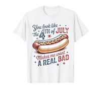 Parece que el 4 de julio me hace querer un perro caliente Camiseta