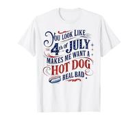 Parece que el 4 de julio me hace querer un perro caliente Camiseta