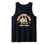 Parece Que Necesito una Cerveza (Declaración Divertida para Beber) Camiseta sin Mangas