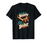 Parece una Patada de Belleza como un Luchador de Bestias Camiseta