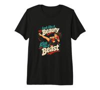Parece una Patada de Belleza como un Luchador de Bestias Camiseta Premium