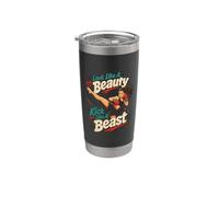 Parece una patada de belleza como un luchador de bestias Vaso térmico de acero inoxidable de doble pared