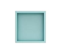 Pared de baño impermeable con iluminación LED, estante de almacenamiento de acero empotrado/vertical para instalación sin azulejos, diseño moderno para espacio nized