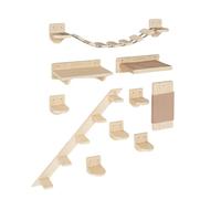 Pared de Escalada para Gatos XXL - Tumbona y Estante de Montaje en Pared (Juego de Escalada)