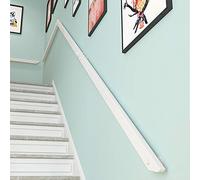 Pared de madera para interiores y exteriores, escaleras y balcones, longitud ajustable, 30-600 cm, soporte de pared fuerte, elegante barandilla de escalera, soporte de parapeto seguro