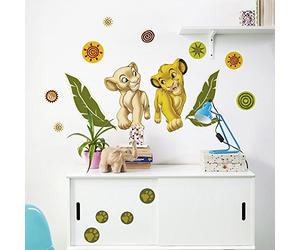 Pared de pared Simba and Nala 50 x 70 cm, 17 tlg.