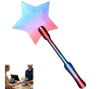 Pared de tarjetas de crédito, 3D impresas en pared para pagar, Star Magic Wands Contactless Payment Card Holder for Tap-to-Pay Credit & Debit Cards, Novelty Gift (Color-B)