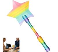 Pared de tarjetas de crédito, 3D impresas en pared para pagar, Star Magic Wands Contactless Payment Card Holder for Tap-to-Pay Credit & Debit Cards, Novelty Gift (Color-a)