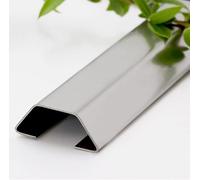 Pared del piso del canal de cables, cables de Metal for ocultar cables en interiores, cubiertas de cables, organizador for ocultar cables, Kit de gestión autoadhesivo(Silver 1.5m/5ft,16)