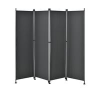 Pared divisoria / biombo modica exterior - acero / poliéster - 215 x 170 cm - gris [pro.tec]