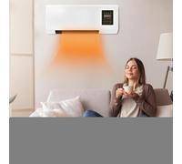 - - Pared Eléctrico: Panel - Calefacción Montada, - Control Remoto | Soplador - Calor Ajustable, Electrodoméstico Compacto - Calefacción Interior, Circulador - Aire Cálido Tr habitaciones, que incl