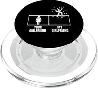 Pared Escalando Tu Novia Mi Novia Divertido Boulder PopSockets PopGrip para MagSafe