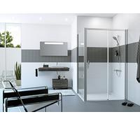 Pared lateral cuadrada HÜPPE Classics 2 EasyEntry para puerta corredera, anch...