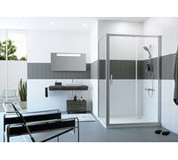 Pared lateral cuadrada HÜPPE Classics 2 para puerta corredera, ancho: 70 cm, ...